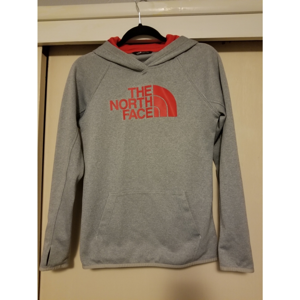 Small North Face Grey hoodie